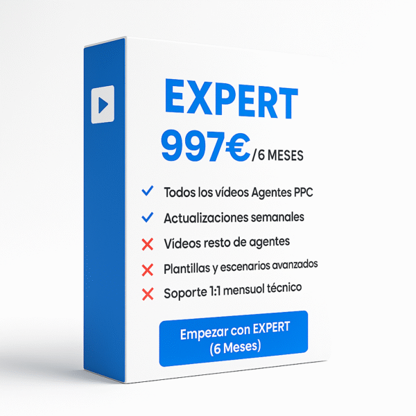 Plan Expert 6 meses 997€/6 meses