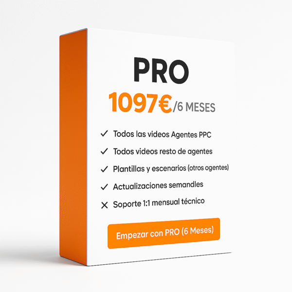 Plan PRO 6 meses 1097€/6 meses